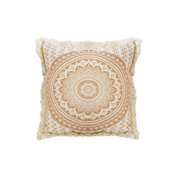 50cm Pillow Cover Moon Decor Cotton Decorative Throw Pillow image