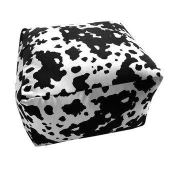 55x35cm Squared Soft Pouffe Seat Cushion Elegant Home Accent D?cor Stylish Footstool image
