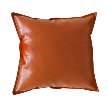 45cm Light Luxury Urban Simulated Leather Wide Edge Throw Pillow image