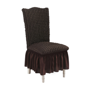 Coffee Chair Cover Seat Protector with Ruffle Skirt Stretch Slipcover Wedding Party Home Decor image