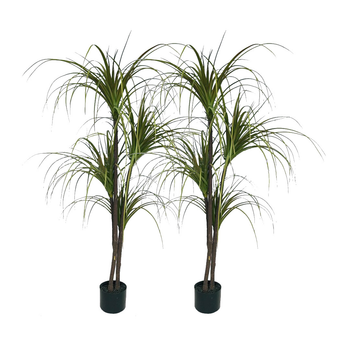 2X 150cm Artificial Dracaena Plant Fake Potted, Simulation Tree Fake Plant Home Decor image