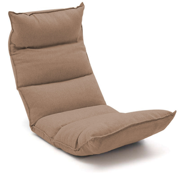 Foldable Tatami Floor Sofa Bed Meditation Lounge Chair Recliner Lazy Couch Khaki image