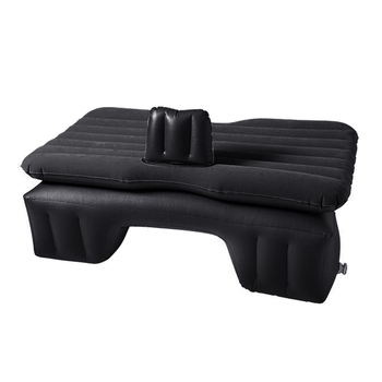 Inflatable Car Mattress Portable Travel Camping Air Bed Rest Sleeping Bed Black image