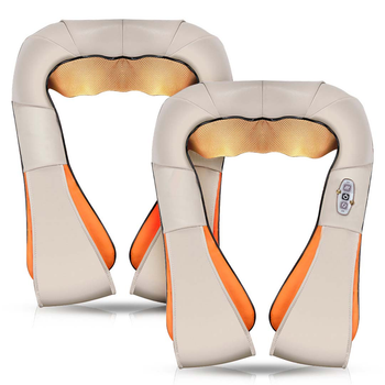 2X Electric Kneading Neck Shoulder Arm Body Massager With Heat Health Care image