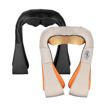 2X Electric Kneading Back Neck Shoulder Massage Arm Body Massager Black/White image