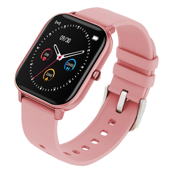 Waterproof Fitness Smart Wrist Watch Heart Rate Monitor Tracker P8 Pink image