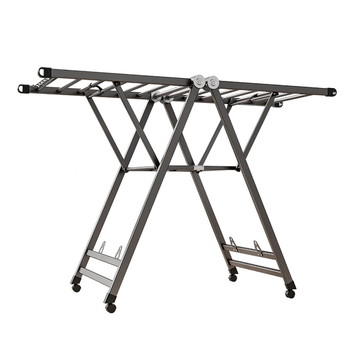 1.4m Portable Wing Shape Clothes Drying Rack Foldable Space-Saving Laundry Holder image