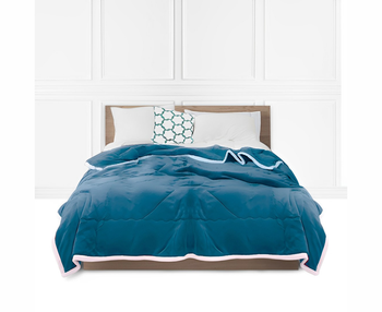 Lake Blue Throw Blanket Warm Cozy Double Sided Thick Flannel Coverlet Fleece Bed Sofa Comforter image