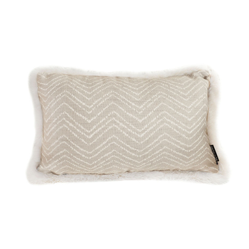 30cm Wabi-sabi Cushion Herringbone Lumbar Throw Pillow image