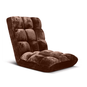Floor Recliner Folding Lounge Sofa Futon Couch Folding Chair Cushion Coffee image