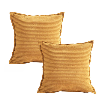 2X 45cm Wabi Sabi Arches Mustard Indoor|Outdoor Kavka Throw Pillow image
