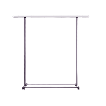 125cm Stainless Steel Floor-Standing Clothes Rack - Durable and Space-Saving Laundry Organizer image