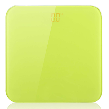 180kg Digital Fitness Weight Bathroom Gym Body Glass LCD Electronic Scales Green image