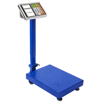 300kg Electronic Digital Platform Scale Computing Shop Postal Scale Blue image
