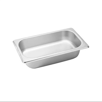 Gastronorm GN Pan Full Size 1/3 GN Pan 6.5 cm Deep Stainless Steel Tray image