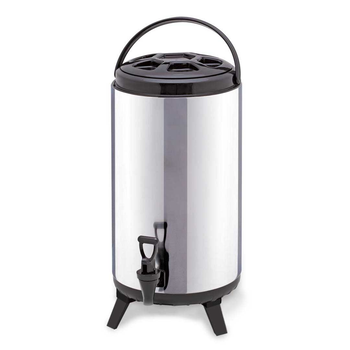 18L Portable Insulated Cold/Heat Coffee Tea Beer Barrel Brew Pot With Dispenser image