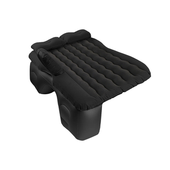 Black Ripple Inflatable Car Mattress Portable Camping Air Bed Travel Sleeping Kit Essentials image