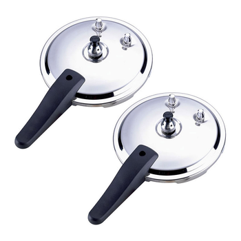 2X Stainless Steel Pressure Cooker 5L Lid Replacement Spare Parts image