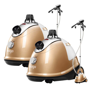 2X Garment Steamer Portable Cleaner Steam Iron Gold image