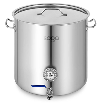 Stainless Steel Brewery Pot 33L With Beer Valve 35*35cm image