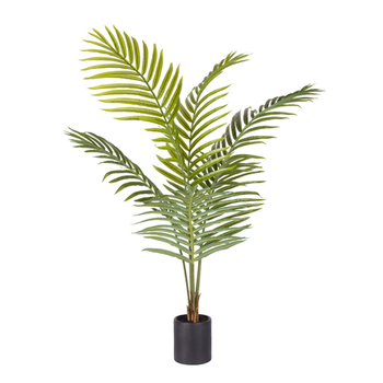 120cm Green Artificial Indoor Rogue Areca Palm Tree Fake Tropical Plant Home Office Decor image