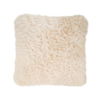 50CM Beige Pillow Plush Sofa Cushion, Soft Fabric, Modern Couch Velvet, Decorative Throw Pillow image