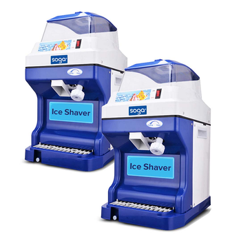 2X Ice Shaver Commercial Electric Stainless Steel Ice Crusher Slicer Machine 180KG/h 88 image