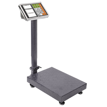 150kg Electronic Digital Platform Scale Computing Shop Postal Scale Black image