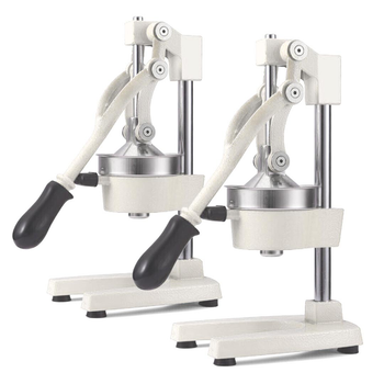 2X Commercial Manual Juicer Hand Press Juice Extractor Squeezer Orange Citrus White image