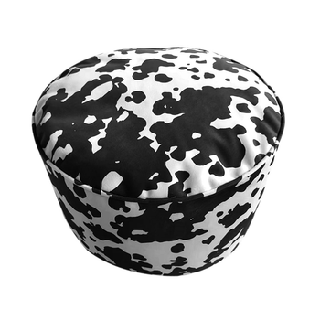 48x35cm Round Soft Pouffe Seat Cushion Elegant Home Accent D?cor Stylish Footstool image