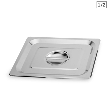 Gastronorm GN Pan Lid Full Size 1/2 Stainless Steel Tray Top Cover image