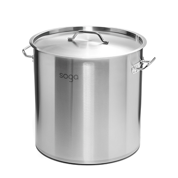 Stock Pot 98L Top Grade Thick Stainless Steel Stockpot 18/10 image