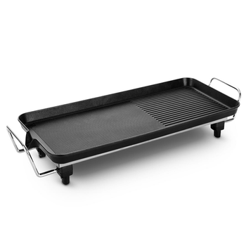 68cm Electric BBQ Grill Teppanyaki Tough Non-stick Surface Hot Plate Kitchen 6-8 Person image
