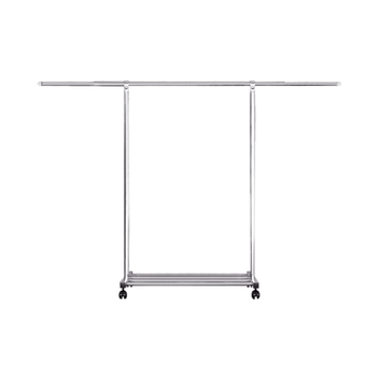 200cm Stainless Steel Floor-Standing Clothes Rack - Durable and Space-Saving Laundry Organizer image
