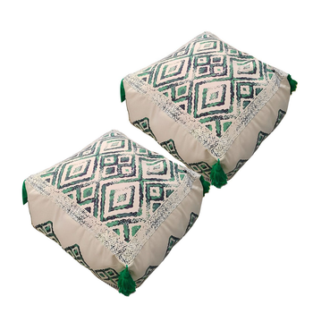 2X 42cm Ultra-Comfort Polyester-Cotton Cushion with EPP Particle Support, Home Decor image