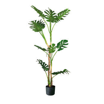 175cm Tropical Monstera Palm Artificial Plant Tree, Real Touch Technology, with UV Protection image