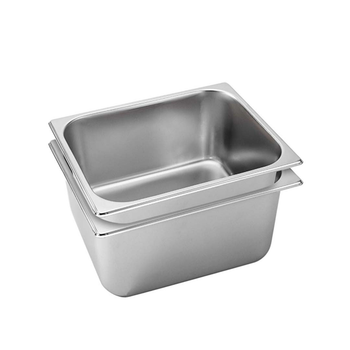 2X Gastronorm GN Pan Full Size 1/2 GN Pan 20cm Deep Stainless Steel Tray image