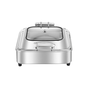 Stainless Steel Square Chafing Dish Tray Buffet Cater Food Warmer Chafer with Top Lid image