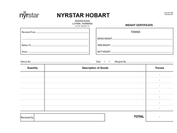 330093 - Weighbridge Form 586 image