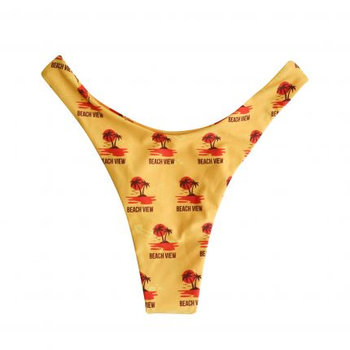 Women’s Polyester Spandex Sublimated Bikini bottom image