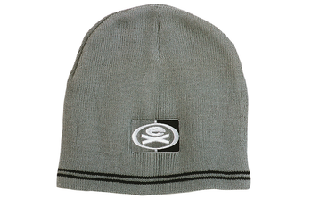 Skull Acrylic Beanie - Toque with Stripes image