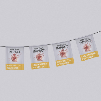 Flag Bunting - 130D Knitted Polyester image