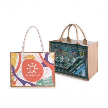 Laminated Non Woven Tote Bag - Tall image
