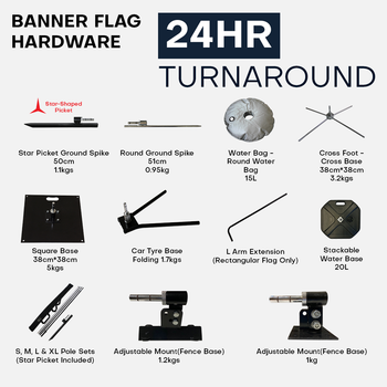 Banner Flag Hardware image