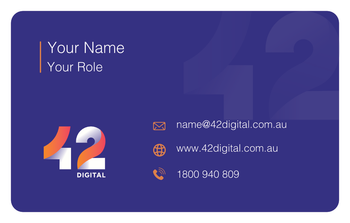 42 Digital - New Business card image