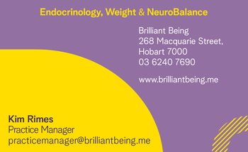 Brilliant Being - Kim Rimes Business Card image