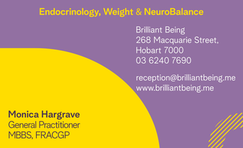 Brilliant Being - Monica Hargrave Business Card image