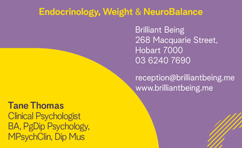Brilliant Being - Tane Thomas Business Card image