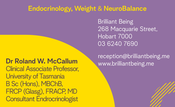 Brilliant Being - Dr Roland McCallum Business Card image