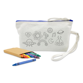 Colouring Canvas Cosmetic Bag image